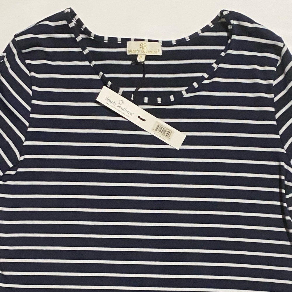 NWT Simply Southern cold shoulder short sleeved tunic size XL